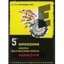 Hannover 1957 5a Esposizione Europea della Macchina Utensile