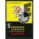 Hanover 1957 5a Exposicion Europea da la Maquina-Herramienta