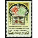 Graz 1909 Ausstellung Briefmarkenwesen u. Reklame (grünlich)