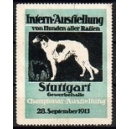 Stuttgart 1913 Ausstellung von Hunden aller Rassen (Barsoi)