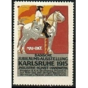 Karlsruhe 1915 Badische Jubiläums-Ausstellung ... (rot)