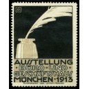 München 1913 Ausstellung Büro und Geschäftshaus (Tintenfass)