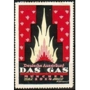 München 1914 Deutsche Ausstellung Das Gas (rot)