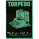 Torpedo für Reise und Büro ... Weilwerke AG Frankfurt (grün)