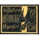 Klagenfurt 10 Jahre Werbusieg 1923/33 (Taube - gelb)