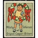 Miloty Schürzen mit Original - Caspari - Bildern (WK 02)