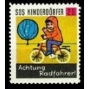 SOS Kinderdörfer Achtung Radfahrer