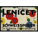 Lenicet Schweisspuder Dr. R. Reiss Charlottenburg (WK 01)