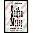 Berlin 1957 64. Deutsche Seifen Messe