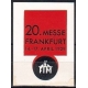 Frankfurt 1929 20. Messe ...