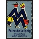 Leipzig Foire de Début Mars Début Septembre (blau)