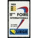 Liège 1959 11eme Foire Internationale ...