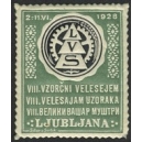 Ljubljana 1928 VIII. Vzorcni Velesejem ... (Var A grün)