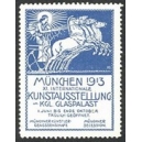 München 1913 XI. Internationale Kunstausstellung ... (blau)