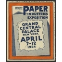 New York 1924 Paper Industries Exposition ...