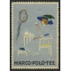 Marco Polo Tee (Frau mit Papagei - silber)