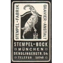 Bock Stempel-Fabrik München ... (schwarz)