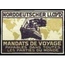 Norddeutscher Lloyd Mandats de Voyage