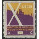 Warszawie X Lecie Pogotowia Ratunkowego (lila/ocker)