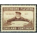 Queenboro - Flushing England - Kontinent (braun)