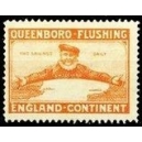 Queenboro - Flushing England - Kontinent (orange)