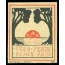 Pax Red Friede Peace Paix (schwarz)