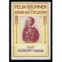 Dürkopp Diana Felix Brunner König der Cyclisten (gelb/rot)