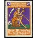 Nürnberg 1913 Bayr. Blumentag ... (Der Tod / Sensenmann)