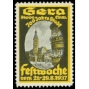 Gera 1937 700 Jahre Stadt Festwoche ...