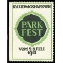 Ludwigshafen Parkfest 1913 ... (WK 12 - Emblem)