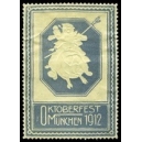 München 1912 Oktoberfest (Schweinreiter - graublau)