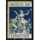 Bruxelles 1897 Exposition (Trompeterin - dunkelblau grauer Rand)