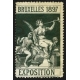 Bruxelles 1897 Exposition (Trompeterin - dunkelgrün Rand weiss)