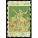 Bruxelles 1897 Exposition (Trompeterin - grün weisser Rand)