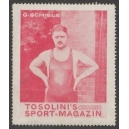 Tosolini's Sport-Magazin (WK 10 - rot - Schwimmer) O. Schiele