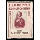 Dürkopp Diana Felix Brunner König der Cyclisten (rot/rot)