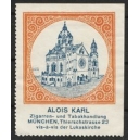 Karl Zigarren- und Tabakhandlung München (orange)