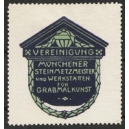 Vereinigung Münchener Steinmetzmeister ... (blau).