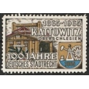 Kattowitz Oberschlesien 100 Jahre Deutsches Stadtrecht 1965