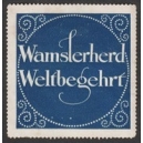 Wamslerherd Weltbegehrt (blau)