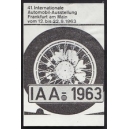 Frankfurt 1963 IAA 41. Internationale Automobil Ausstellung