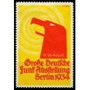 Berlin 1934 Große Deutsche Funk - Ausstellung
